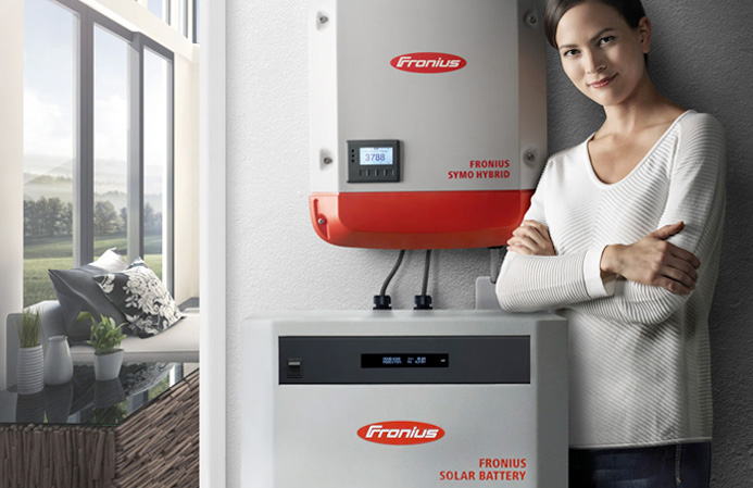 Fronius omvormer en accu