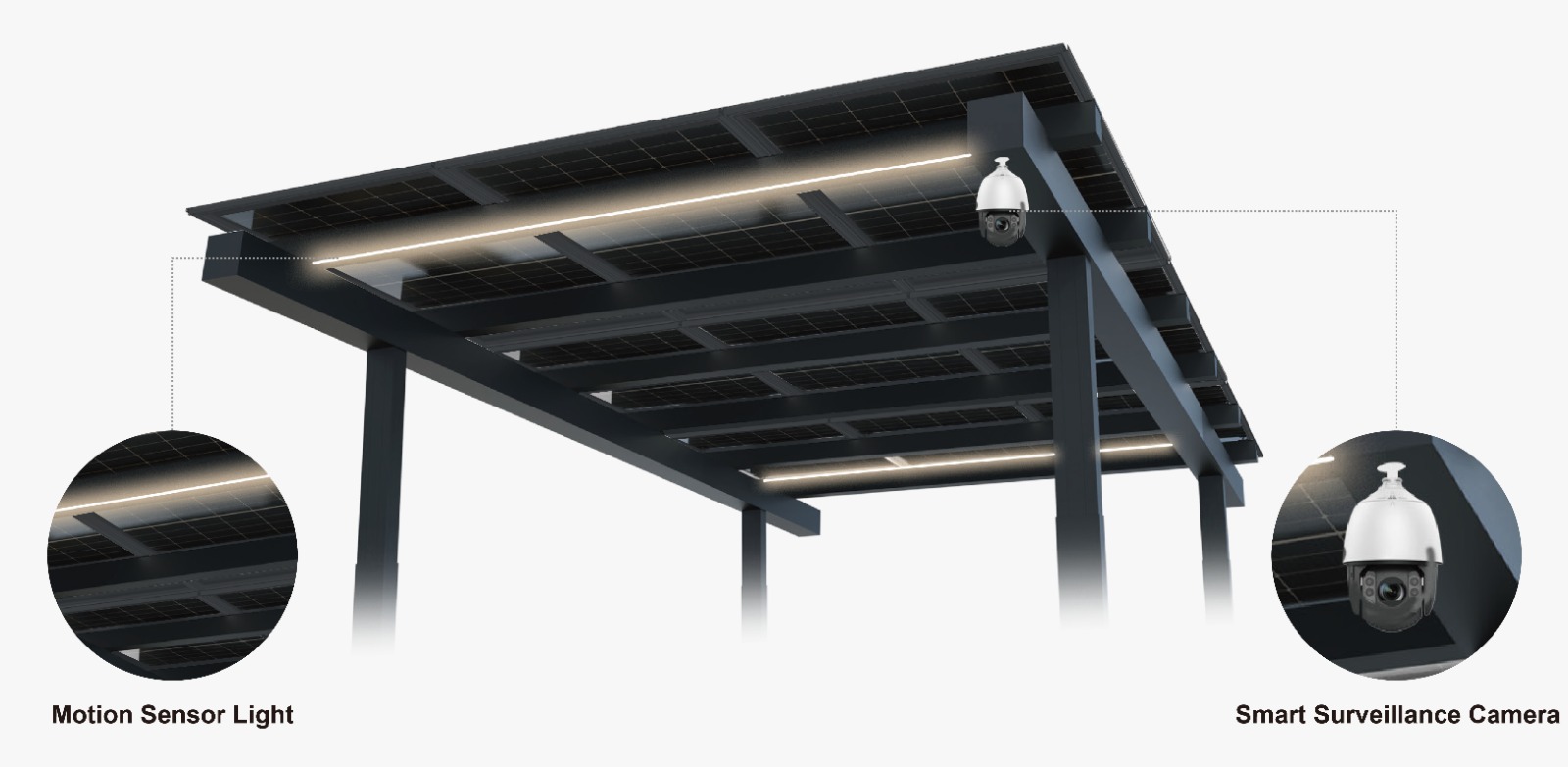Solar carport particulier